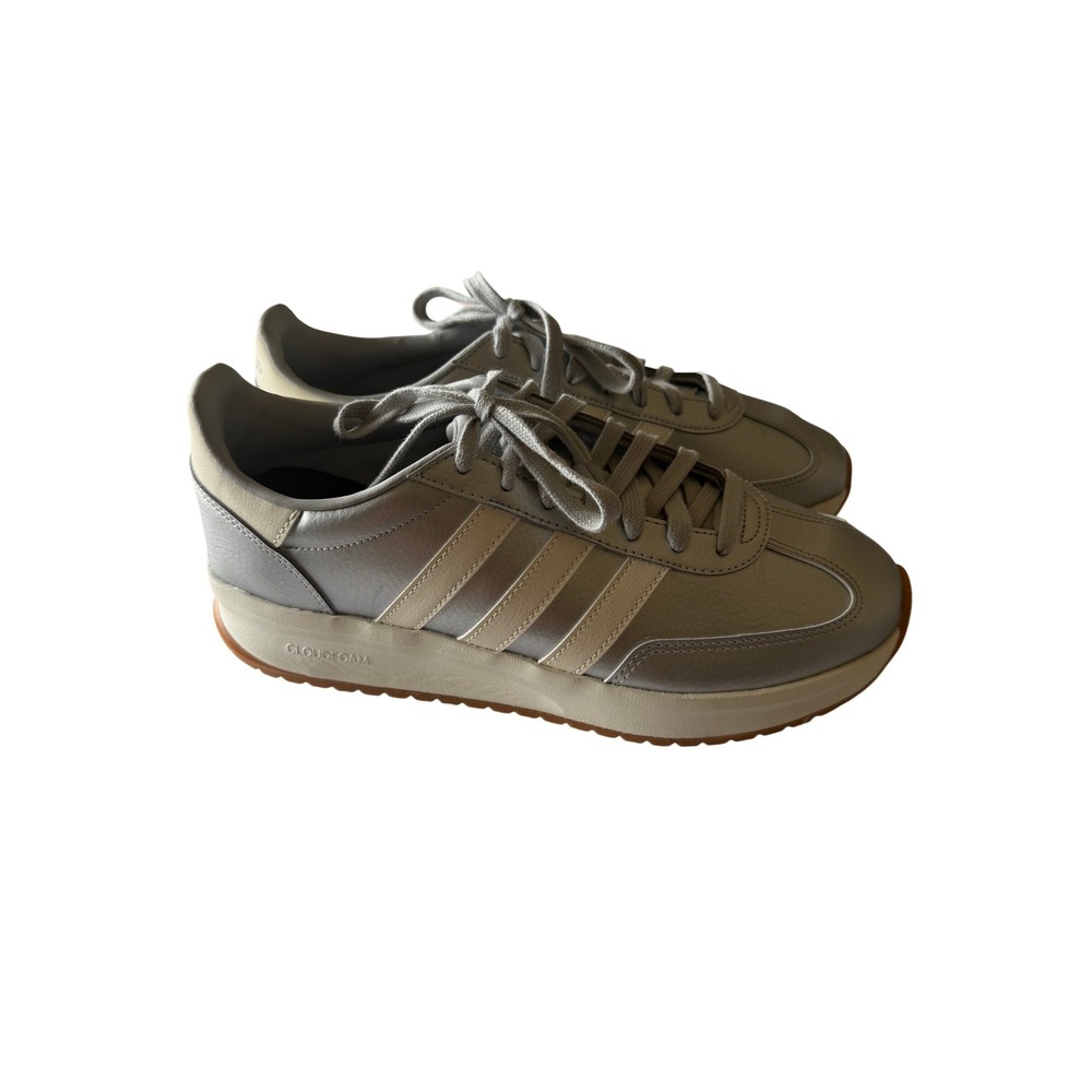 Adidas Run 60s 3.0 Silver Metallic Cloudfoam Sneakers Womens 9.5 HP2251